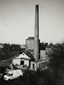 Edinburgh, Slateford Road, Caledonian Brewery.
General view from S-S-W.