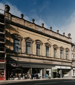 View from South East of Clerk Street frontage.