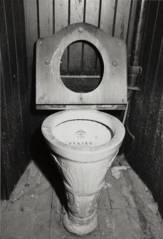 Detail of W.C. in third floor toilet.