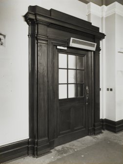 Interior-detail of entrance door on Ground Floor