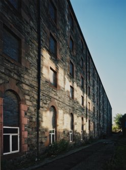 Oblique view from NE along NW side of maltings