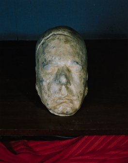 Interior. Lobby, detail of Walter Scott death mask