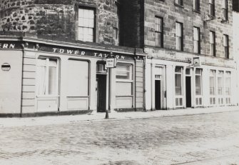 Edinburgh, Leith, The Shore.
General view with the frontages of nos. 1 and 2.