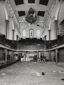 Edinburgh, South College Street, College Street United Presbyterian Church, interior.
General view of interior from South.