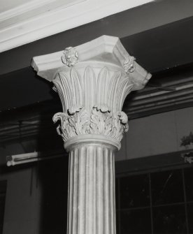 Edinburgh, South College Street, College Street United Presbyterian Church, interior
Detail of column capital.