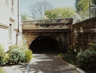 View of W entrance to tunnel from West.
