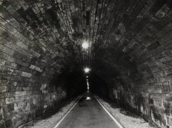 Interior view of tunnel from East.

