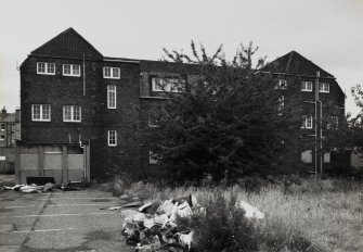 Edinburgh, Spring Gardens, Elsie Inglis Memorial Hospital.
View of rear of nurses' home from East.