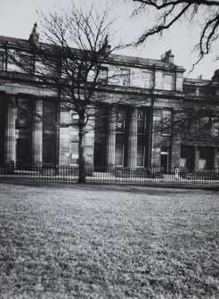 General view of part of St Bernard's Crescent from the garden