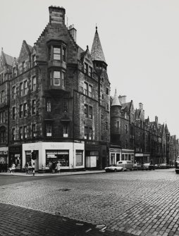 Edinburgh, 2-26 St Mary's Street and 268-279 Canongate.
General view from North-West.
