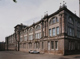 Edinburgh, Boroughmuir High School.
General view from South-West.