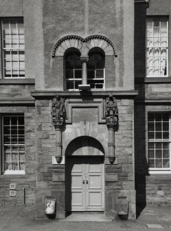 Edinburgh, Boroughmuir High School.
General view of South Entrance from South.