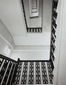 10 Waterloo Place, interior, view up new staircase.