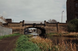 Edinburgh, Viewforth, Union Canal Bridge No.1, from E (top, 9) and W (lower, 10)