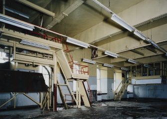 Interior, view of ground floor sorting hall from East