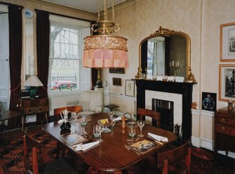 View of dining room from South East