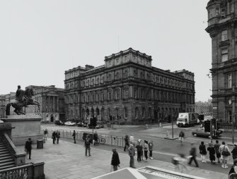 View from Northwest showing The General Post Office, Waterloo Place and The Balmoral Hotel