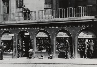 View of Mackie's, Working Men's Tool Shop, No 4 Victoria Street