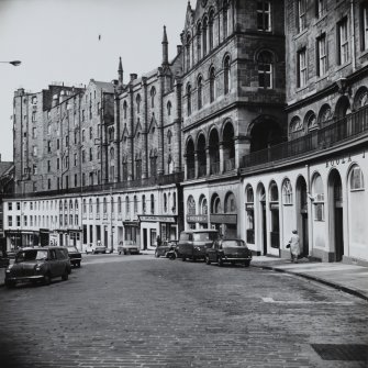 General view of north side of Victoria Street, and Victoria Terrace from east