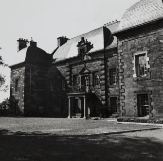 View of entrance (south) front from south east
