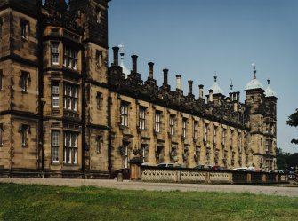 View of east front from south east