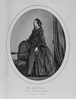 Copy of portrait of Miss Elizabeth Orwin, first matron of Donaldson's Hospital 1850-1868