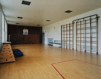 Interior, ground floor, gymnasium, view from north west
