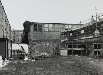 View of buildings at rear from SSE