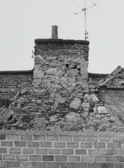 S gable, chimney stack, detail