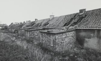 Edinburgh, Newcraighall, Whitehill Street.
Rear view of cottages from North-West.