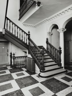 Edinburgh, Woodhall Road, Convent of the Good Shepherd, interior.
Interior view of ground floor staircase hall, North-East block.