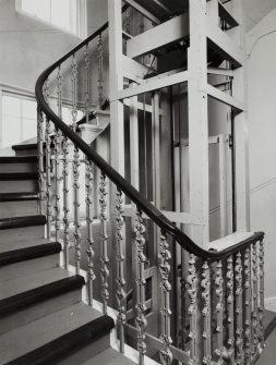 Edinburgh, Woodhall Road, Convent of the Good Shepherd, interior.
Interior view of ground floor North service staircase, North-East block.