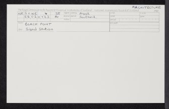 Black Point, NR50NE 4, Ordnance Survey index card, Recto