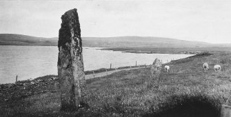 Standing stones and cairn