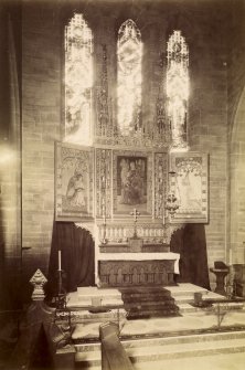 View of main altar and North window of Old St Paul's, Edinburgh
