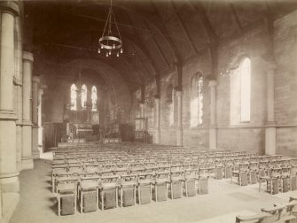 View looking towards East end of nave  of Old St Paul's, Edinburgh
