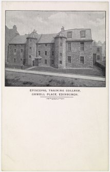 Exterior view of Episcopal Training College.  Dalry House.