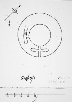 Publication drawing; plan of 'Broch, Sallachadh'.