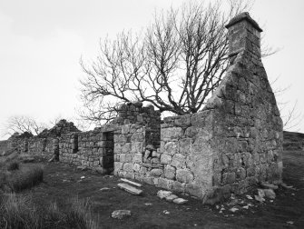Grumby farmstead: view of S-facing elevation from E end