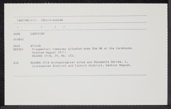 Compston, NS97NE 77, Ordnance Survey index card, Recto