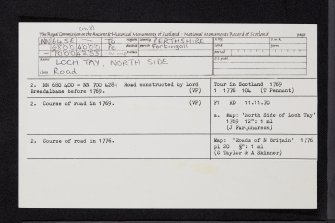 Miscellaneous index card, NN64SE (M), Ordnance Survey index card, Recto