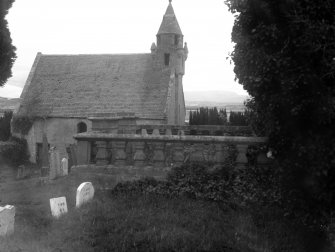 General view of Lovat Mausoleum in graveyard