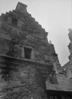 View of top storey of tower