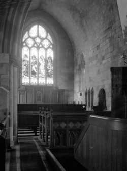 Interior.
View of choir to E.
