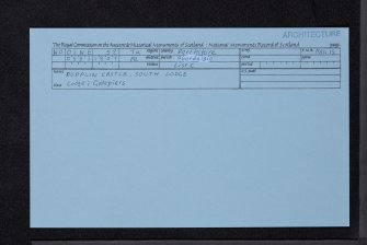 Dupplin Castle, South Lodge, NO01NE 52, Ordnance Survey index card, Recto