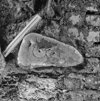 Pictish symbol stone with scale.