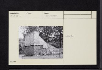Kilconquhar House, NO40SE 12.02, Ordnance Survey index card, Recto