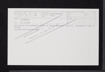 Haughend 1, NO59SE 10, Ordnance Survey index card, Recto
