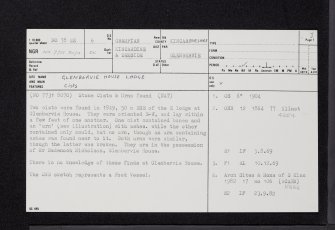 Glenbervie House Lodge, NO78SE 6, Ordnance Survey index card, page number 1, Recto