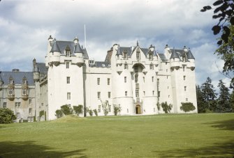 Fyvie Castle.
General view from South West.